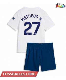 Günstige Manchester City Matheus Nunes #27 3rd trikot Kinder 2026-27 Kurzarm (+ Kurze Hosen)
